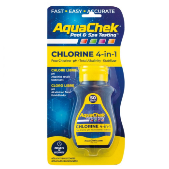 AquaChek® Chlor 4-in-1 Teststreifen 50Stk.