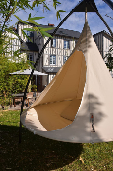 Preview: VIVERE Cacoon Hängezelt Natural White 2 Personen